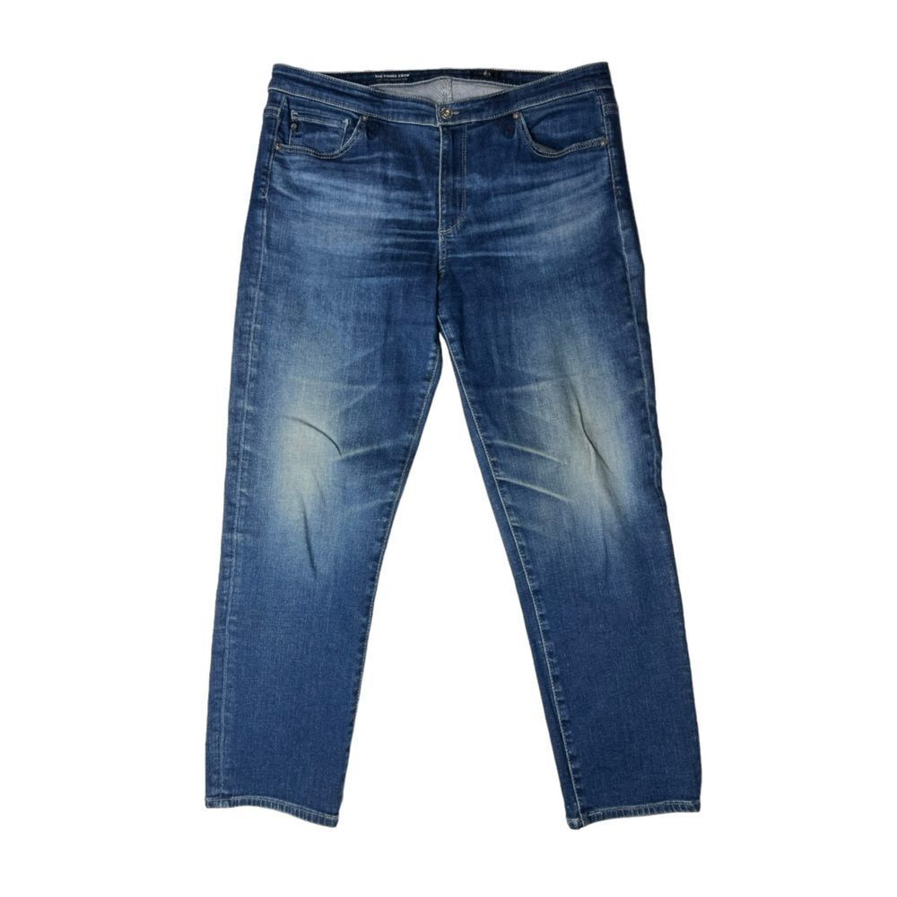 Ag Adriano Goldschmied Blue Cropped Ankle Jeans